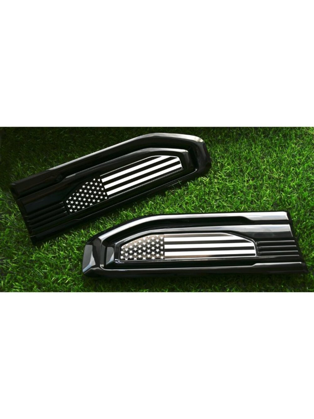 Custom USA Flag 3D Badge Emblems for GMC Sierra 19-24 | Driver Side Vent
